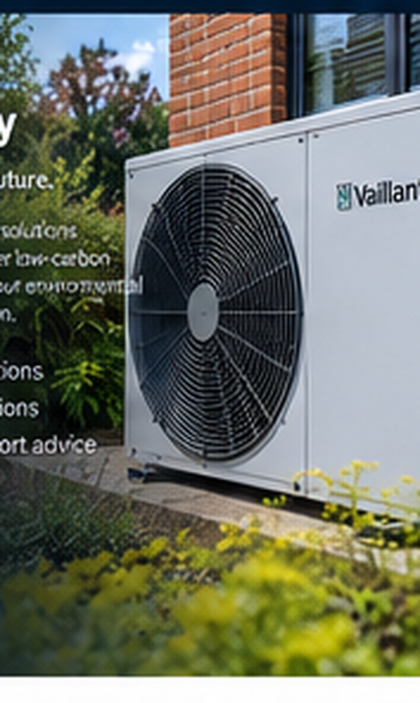 Air source heat pump installed outside a property